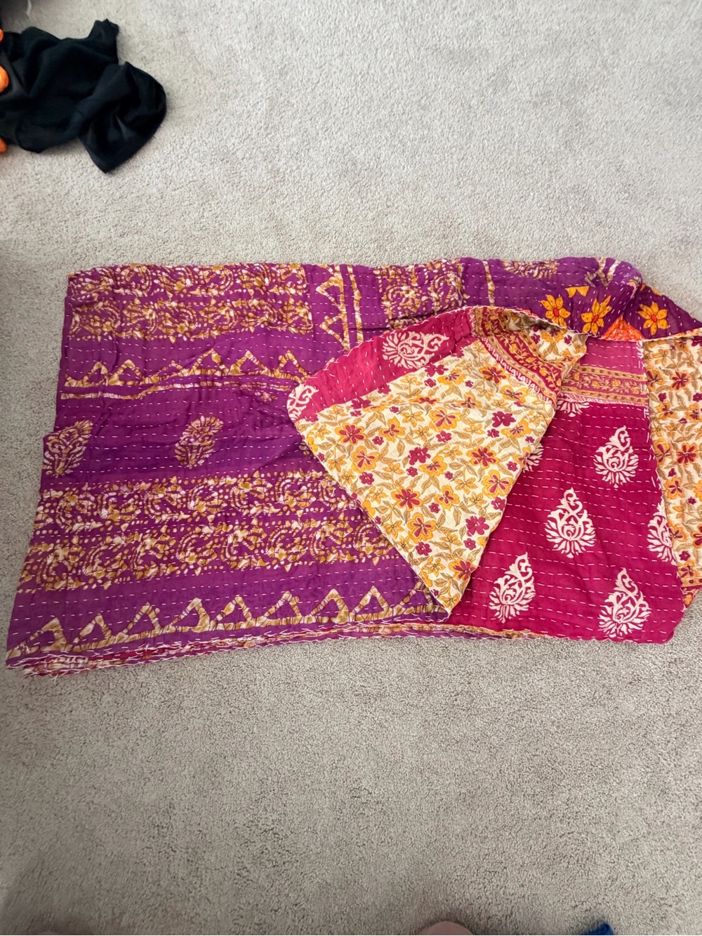 Handmade Kantha Blanket